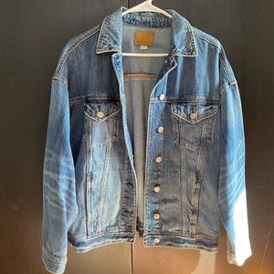 Oversized denim jacket